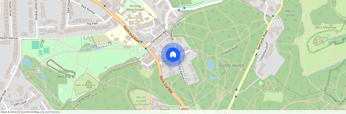 North End, Hampstead NW3, London