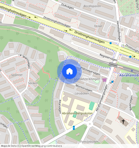 Ritarvägen **, Abrahamsberg