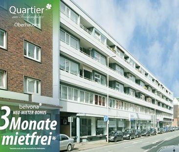 3 Monate mietfrei: Frisch sanierte 3 Zimmer-Marmor-Luxuswohnung im „Quartier am Friedensplatz“ (Wohnungen Oberhausen) - Foto 1