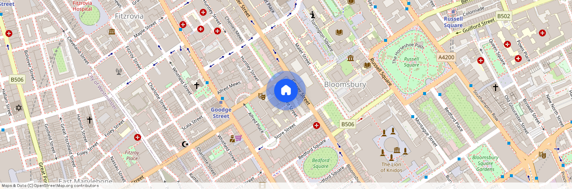 Ridgmount Street, Bloomsbury, WC1E, Bloomsbury, London