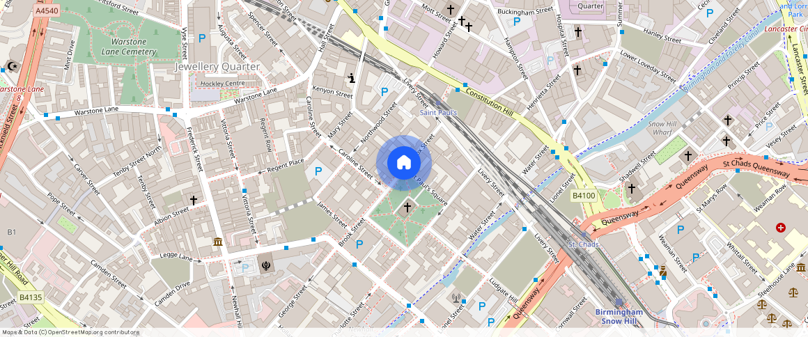 The Colmore, Cox Street, off St Pauls Square, Birmingham, B3