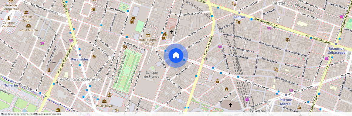 Appartement à louer place des Victoires, Paris 1er