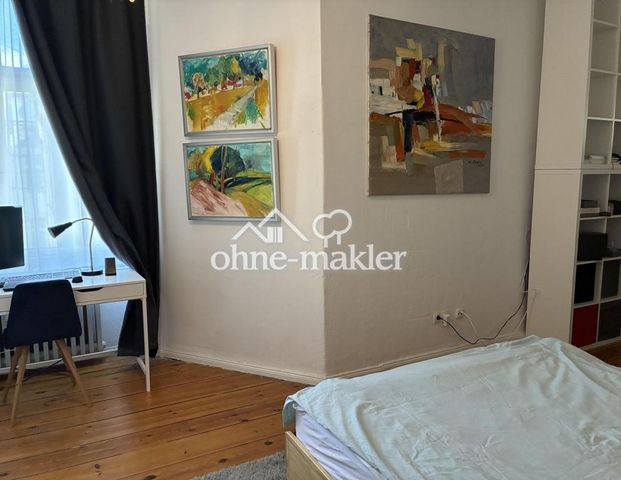 Exklusiv möblierte 2-Zimmer-Altbauwohnung mit Süd-BalkoN - Photo 1