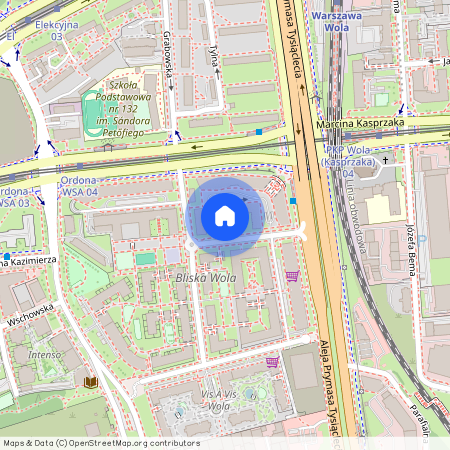 ul. Marcina Kasprzaka, Odolany, Wola, Warszawa, mazowieckie