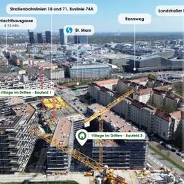 Palais Rosé: Großzügig geschnittene 3-Zimmer Wohnung mit exklusiver Ausstattung & Balkon - Photo 2