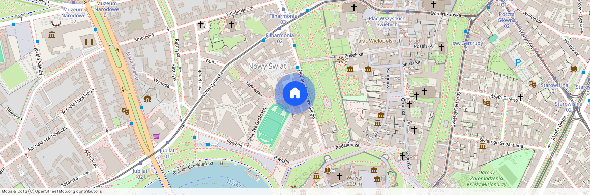 pl. Na Groblach, Nowy Świat, Stare Miasto, Kraków, małopolskie