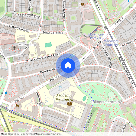 ul. Potocka, Marymont-Potok, Żoliborz, Warszawa, mazowieckie