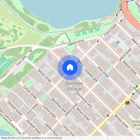 Robson near Chilco, Vancouver, Vancouver, Metro Vancouver, V6G