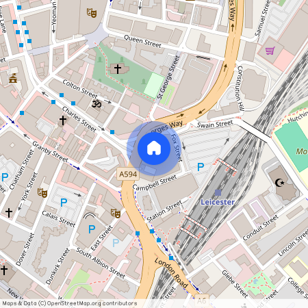 1B St Georges Way, LE1 1SH, Leicester