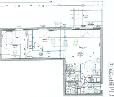 Appartement à louer 3 pièces 66.13m² - Photo 2