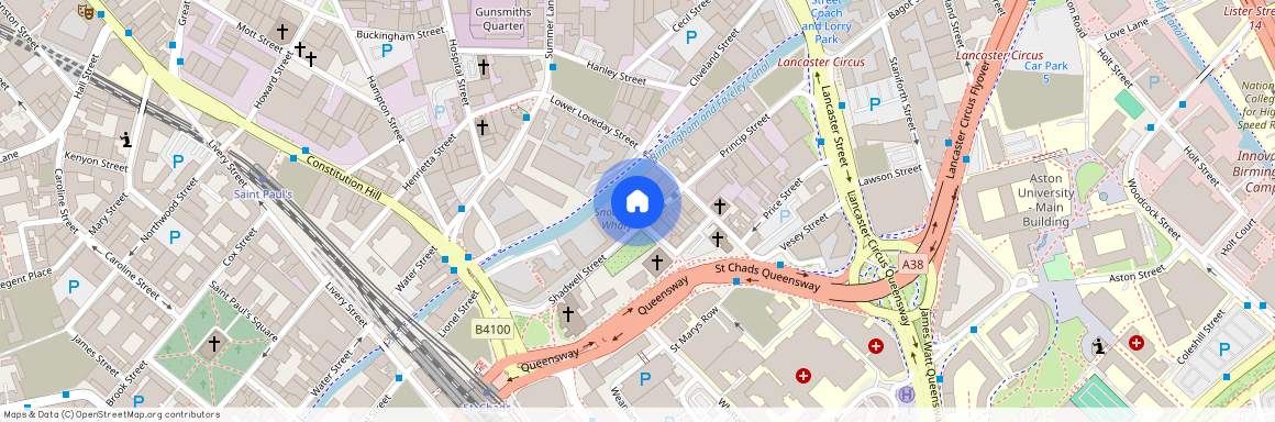The Lancaster, Snow Hill Wharf, 62 Shadwell Street, B4 6LP