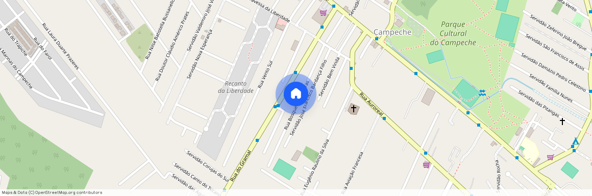 Rua, Bosque das Aroeiras, 280, Campeche, Florianópolis