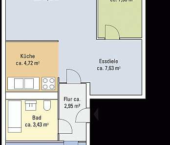 3-Raum-Wohnung in Chemnitz Kappel - Photo 1