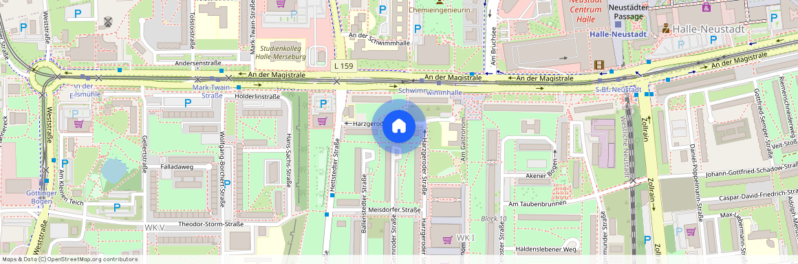 Harzgeroder Straße 12 ·, 06124, Halle (Saale), 5. Etage ·, Westliche Neustadt