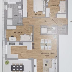 Neuwertige, stadtnahe 4 Zimmer Penthouse-Wohnung - Photo 3