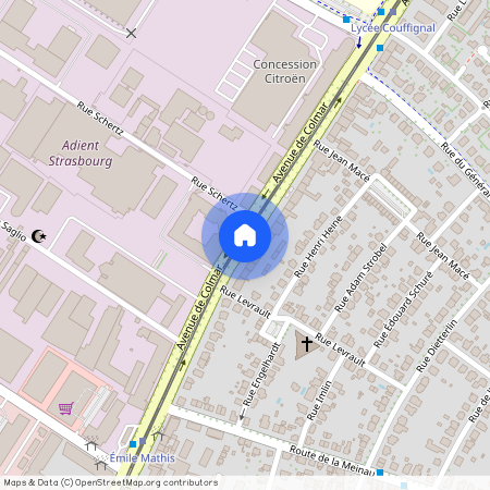 Avenue de Colmar, Francja, Strasbourg