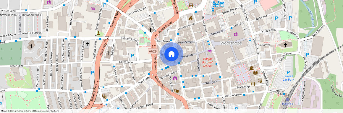 District Bank Chambers, 1- 3 George Square, Halifax