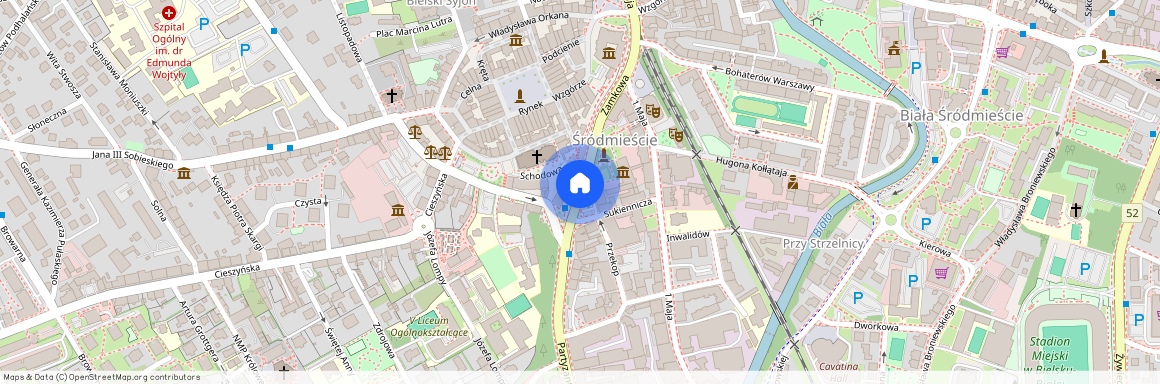 pl. Żwirki i Wigury, Śródmieście Bielsko, Bielsko-Biała, śląskie