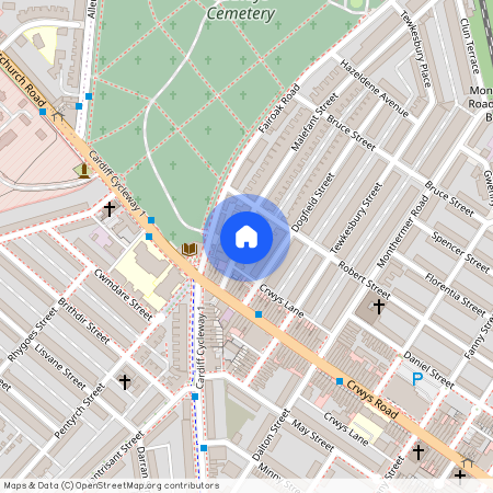 6 BED HOUSE for Rent - 8 Malefant Street, Roath, Cardiff, CF24 4QB