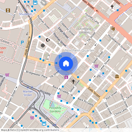 The Smithfield Buildings, Tib Street, Northern Quarter, Manchester, M4