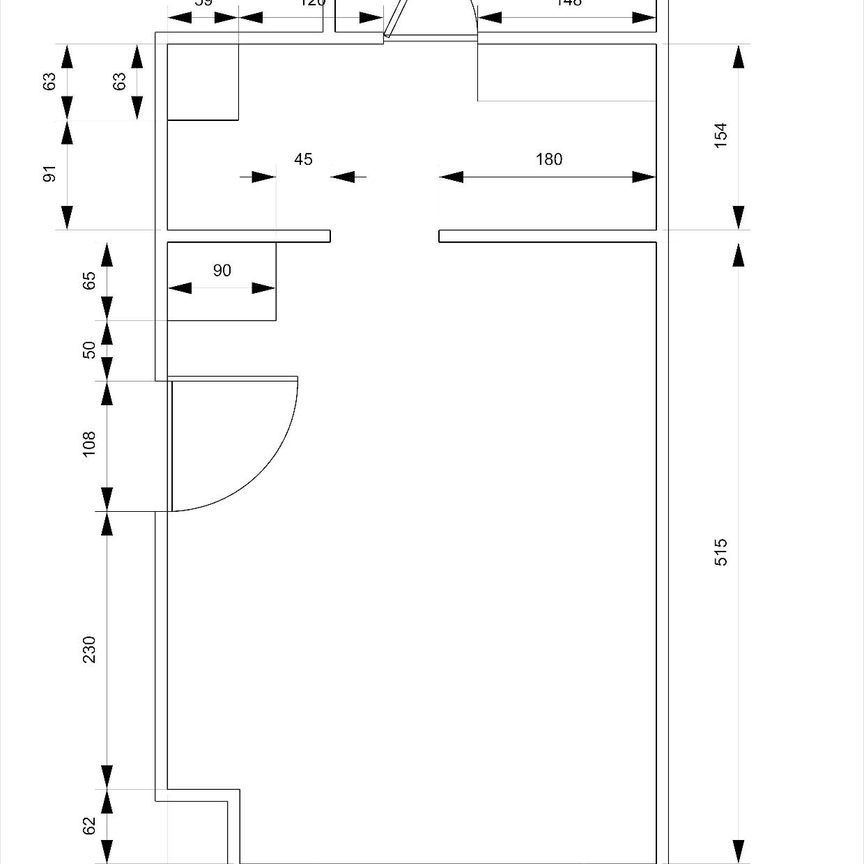 1.5 Zimmer, 33 m², EG - Photo 1