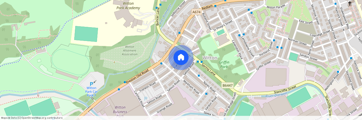 Franklin Road, Blackburn. Lancs. BB2 2TD