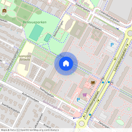 Svansjögatan 45, Bellevuegården