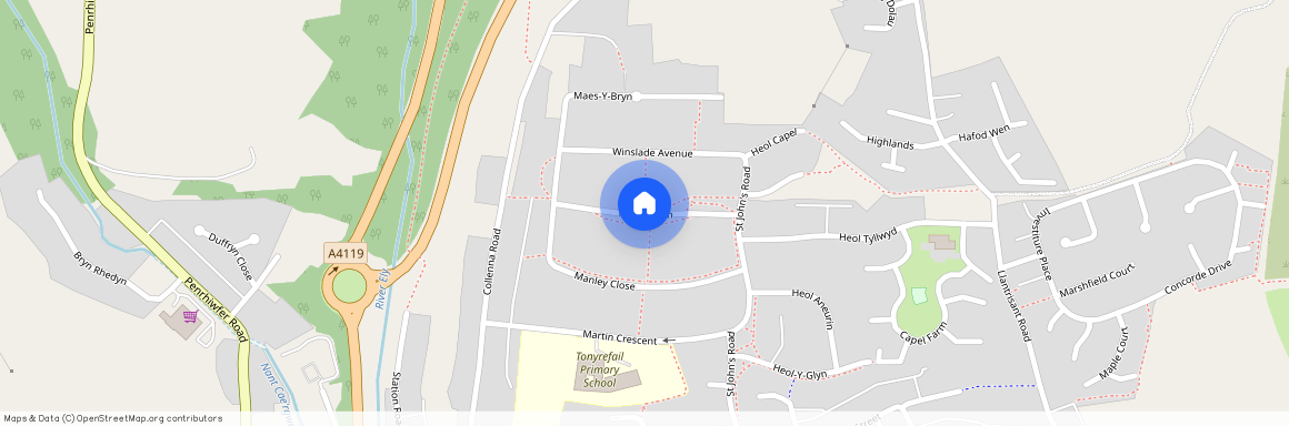 Heol Islwyn, Tonyrefail, Porth, CF39