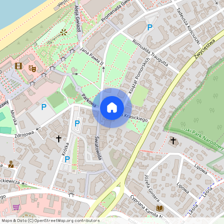 ul. Ignacego Krasickiego, Międzyzdroje, Międzyzdroje, kamieński, zachodniopomorskie