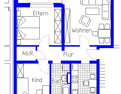 Demnächst frei! 3-Zimmer-Wohnung in Minden Dankersen - Photo 1