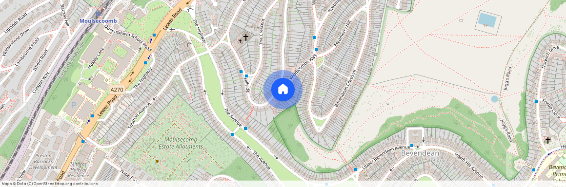 Widdicombe Way, East Sussex BN2