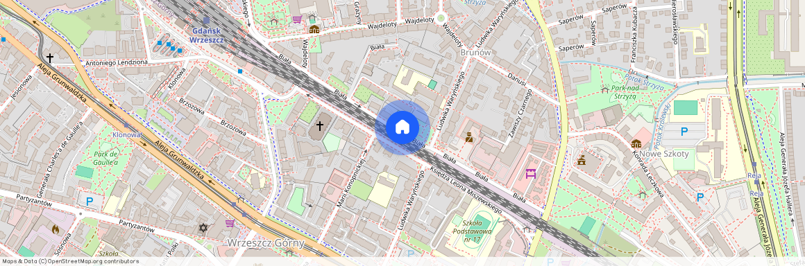 ul. Biała, Wrzeszcz Dolny, Gdańsk, pomorskie