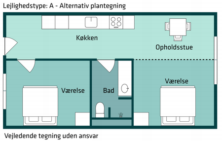 Stilren 3-værelses lejlighed - Foto 5