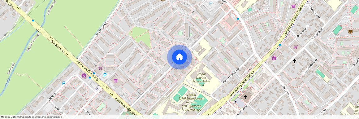 ul. Zagórna, Dziesięciny II, Białystok, podlaskie