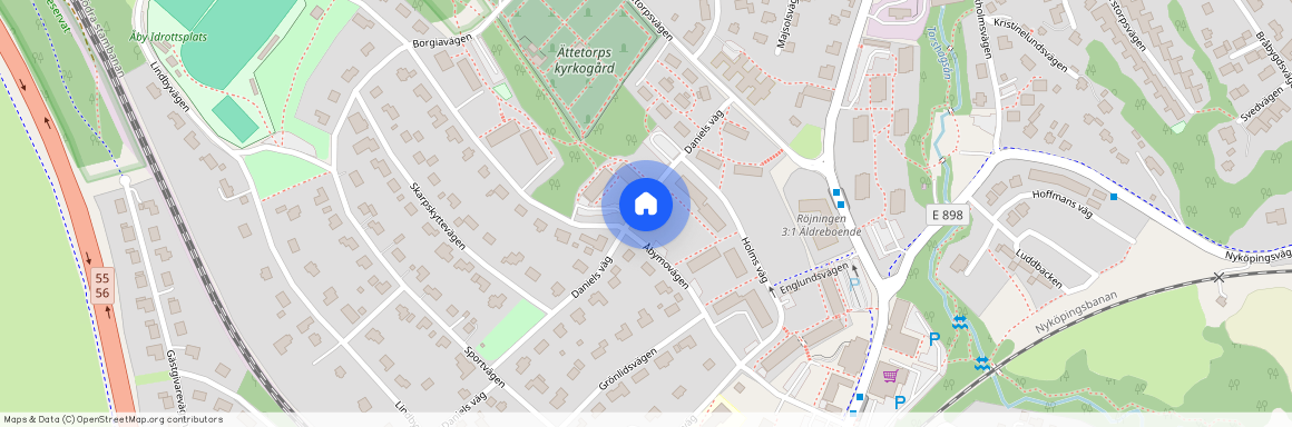 Daniels väg 22 B, Åby