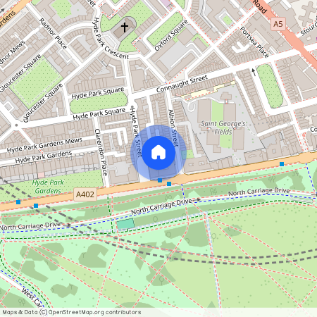 Hyde Park Place, Hyde Park, London, W2