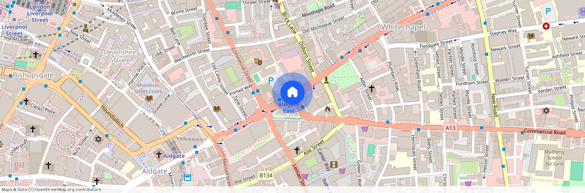 Commercial Road, Whitechapel, London, E1