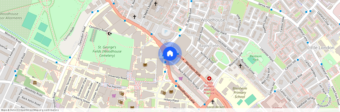 12 Cross Woodstock St, Woodhouse, Leeds, LS2 9JF