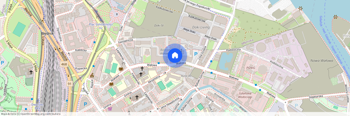 ul. Wałowa, Śródmieście, Gdańsk, pomorskie