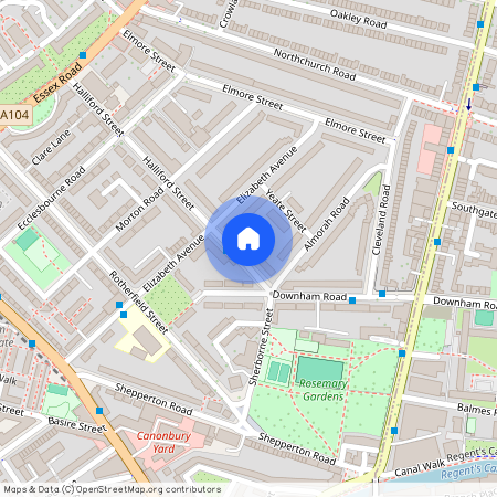 Halliford Street, De Beauvoir, Islington, London, N1