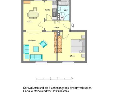 Demnächst frei! 3-Zimmer-Wohnung in Bielefeld Dornberg - Photo 3