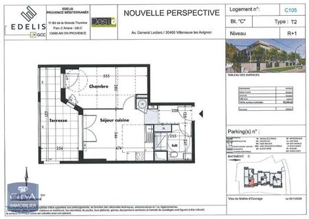 Location Appartement 2 pièces 39m² VILLENEUVE LES AVIGNON 30400 - Photo 2