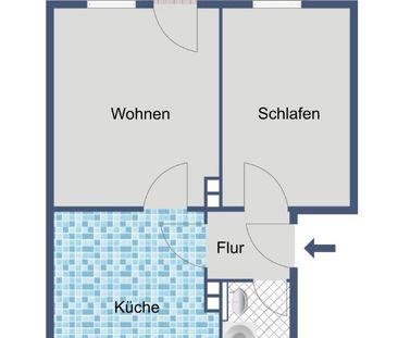 Ideal für Singles oder Paare – 2-Zimmer-Wohnung mit Balkon in Bad H... - Photo 1