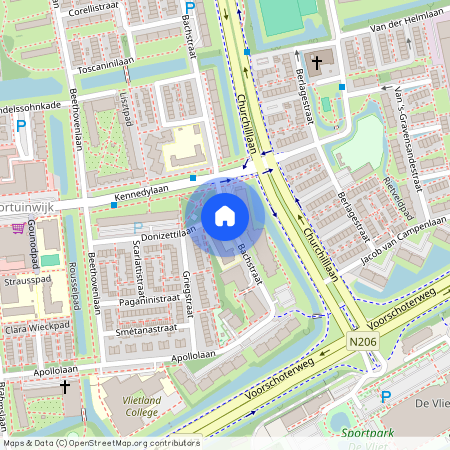 Fortuinwijk-Zuid, 2324 HE, Bachstraat, Leiden