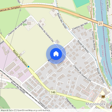 1869, Massongex, Route Du Stade, 38