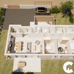 THÈZE – Maison T4 neuve de plain-pied – 103,72 m² – Prestations soignées - Photo 2