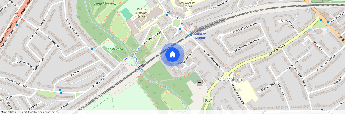 Percy Gardens, Worcester Park