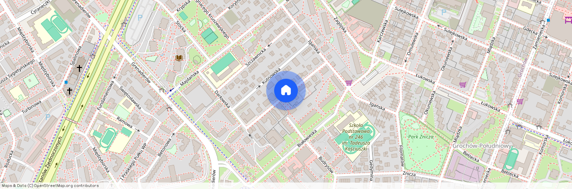 ul. Zgierska, Grochów, Praga-Południe, Warszawa, mazowieckie