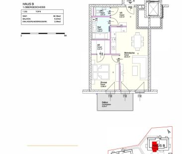 Wohnpark Neulengbach | Erstbezug | 2 Zimmer mit Balkon - Foto 5