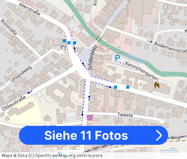 Stadtnah - 3,5 Zi.-Dachgeschosswohnung mit Gartenanteil im Zweifami... - Foto 1